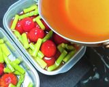 トマトとアスパラの涼味溢れる出汁浸し作り方5写真