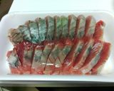 カツオ刺身の塩昆布チーズ作り方1写真