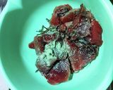 カツオ刺身の塩昆布チーズ作り方3写真
