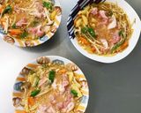 豆腐バーグ入甘旨豚丼味豚こまのせドーム蒸作り方20写真