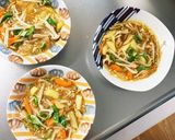 豆腐バーグ入甘旨豚丼味豚こまのせドーム蒸作り方18写真