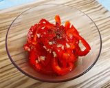 常備菜☆パプリカだけで簡単おかず作り方4写真