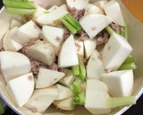 かぶと挽肉のとろり麺つゆ煮、生姜風味作り方8写真