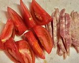 もやしとトマトの炒めもの作り方1写真