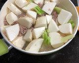 かぶと挽肉のとろり麺つゆ煮、生姜風味作り方10写真
