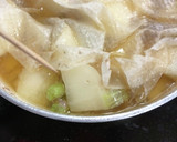 かぶと挽肉のとろり麺つゆ煮、生姜風味作り方21写真