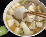 かぶと挽肉のとろり麺つゆ煮、生姜風味作り方22写真