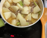 かぶと挽肉のとろり麺つゆ煮、生姜風味作り方23写真