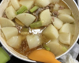 かぶと挽肉のとろり麺つゆ煮、生姜風味作り方26写真