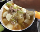 かぶと挽肉のとろり麺つゆ煮、生姜風味作り方32写真