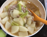 かぶと挽肉のとろり麺つゆ煮、生姜風味作り方34写真