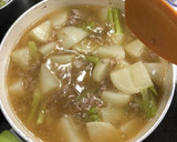 かぶと挽肉のとろり麺つゆ煮、生姜風味作り方38写真