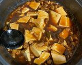 角煮の残り汁で麻婆豆腐風作り方4写真