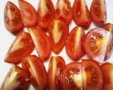 ふんわり卵とトマトの中華炒め作り方1写真
