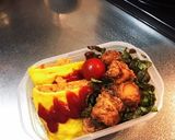 冷凍食品でおとな様ランチ弁当作り方6写真