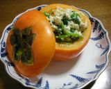 まるごと柿と☆ほうれん草の白和え作り方6写真