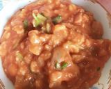 トマト味の簡単オートミールリゾット作り方3写真