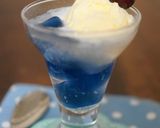 青色ゼリー入りクリームソーダ作り方7写真