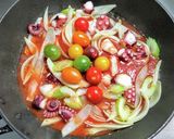 タコのトマト煮ハチミツ風味作り方3写真