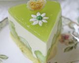 メロンたっぷりꕤふるふるムースケーキ作り方52写真
