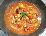 タコのトマト煮ハチミツ風味作り方4写真