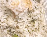 そら豆と釜揚げしらすのフワフワ炊き込ご飯作り方5写真