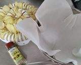 ズボラの少ない油でパリパリポテトチップス作り方4写真