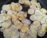 ズボラの少ない油でパリパリポテトチップス作り方8写真