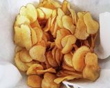ズボラの少ない油でパリパリポテトチップス作り方12写真