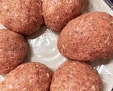 【腸活】ゴボウ&エノキ入りデミハンバーグ作り方3写真
