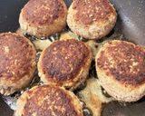 【腸活】ゴボウ&エノキ入りデミハンバーグ作り方5写真