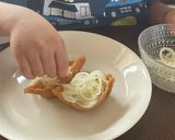 ＜親子レシピ＞そうめんで飾りいなり作り方5写真