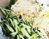 ぶっこみサラダ☆豆もやしナムル♪作り方3写真