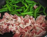 10分調理！豚こま・いんげんオイスタ炒め作り方3写真