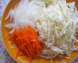 大葉たっぷり！塩焼きそば♪爽やか♪作り方1写真