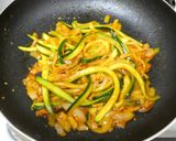 ランチに!ズッキーニでナポリタンパスタ風作り方9写真