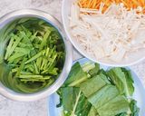 温玉のせ野菜たっぷりビビンバ♡作り方1写真