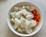 大根とニンジンの煮物作り方5写真