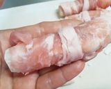 ちくわチーズを豚肉で巻いてみたよ作り方4写真