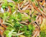 すぐ出来るセロリの葉と竹輪のカレー粉炒め作り方5写真
