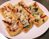 油揚げのお好みピザ風(糖質オフかや？)作り方5写真