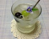 エディブルフラワーとハーブの冷たい飲み物作り方8写真