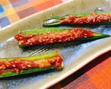 トースターで簡単！オクラのゴマ味噌焼き作り方5写真