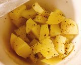 レンジで☆ジャーマンポテトサラダサンド作り方1写真