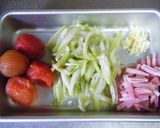 ★セロリとトマトのパスタ★作り方2写真