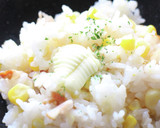 炊飯器で簡単♪洋風とうもろこし飯＆ピラフ作り方6写真