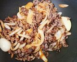お弁当★牛こま辛旨スタミナ焼き★カフェ飯作り方6写真