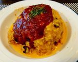 フライパンで作るトロトロオムライス作り方15写真