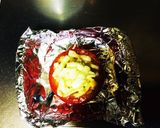 残り物麻婆豆腐で・・・トマトのチーズ焼き作り方4写真