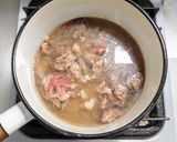 牛肉とトマトにレタスのスープ作り方3写真